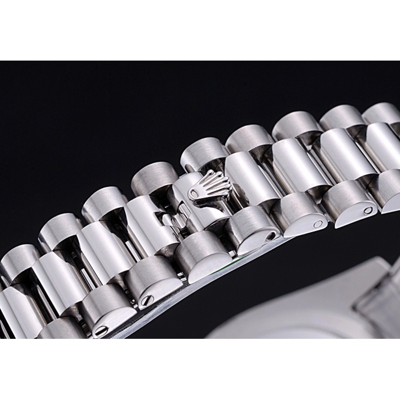 Aaa replica watch Rolex Stainless Dial Day-Date White 622547 Bracelet Steel 0707